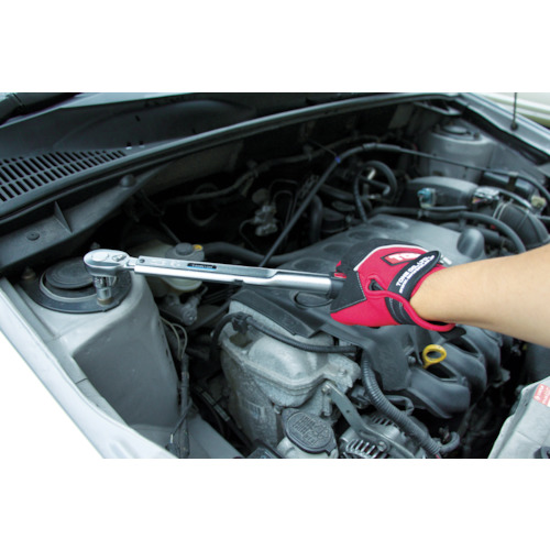 ＴＯＮＥ　プレセット形トルクレンチ（ダイレクトセットタイプ） 差込角12.7mm トルク調整範囲２０～１００Ｎ・ｍ（T4MN100）274-8762【ＴＯＮＥ（株）】