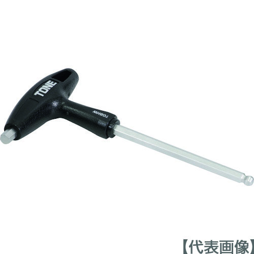 ＴＯＮＥ　ボールポイント六角棒レンチ（Ｔ形）　グリップボールポイントヘキサゴンレンチ　対辺寸法６ｍｍ（TGBHW-06）217-8911【ＴＯＮＥ（株）】