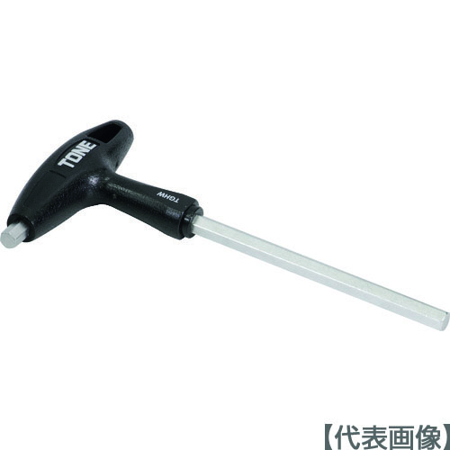 ＴＯＮＥ　六角棒レンチ（Ｔ形）　グリップヘキサゴンレンチ　対辺寸法１０ｍｍ　全長２１０ｍｍ（TGHW-10）217-8922【ＴＯＮＥ（株）】