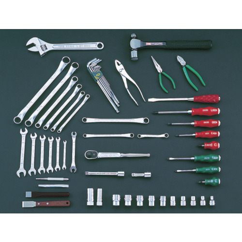 ＴＯＮＥ　整備用工具セット　ツールセット　差込角１２．７ｍｍ　５６点セットマットブラック（TSA4331BK）327-1510【ＴＯＮＥ（株）】