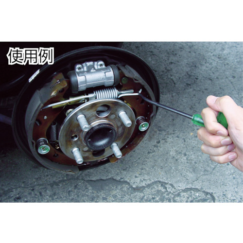 ＴＯＮＥ　車輌整備用工具　テンションスプリングフック　全長１６４ｍｍ　軸長１１０ｍｍ（TSH-165）810-9411【ＴＯＮＥ（株）】