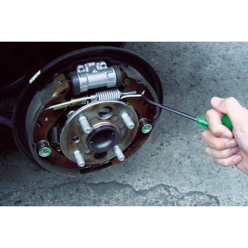 ＴＯＮＥ　車輌整備用工具　テンションスプリングフック　全長１６４ｍｍ　軸長１１０ｍｍ（TSH-165）810-9411【ＴＯＮＥ（株）】