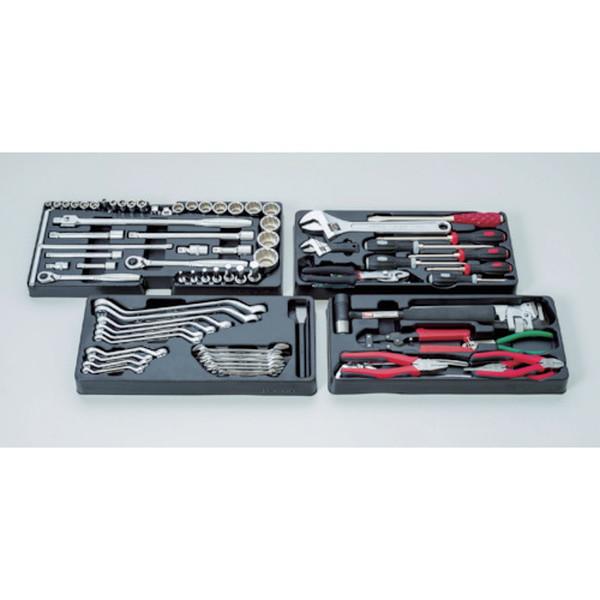 ＴＯＮＥ　整備用工具セット　ツールセット（レッド仕様）　間口５０８×奥行２３２×高さ３０２ｍｍ（TSXT950）829-2430【ＴＯＮＥ（株）】