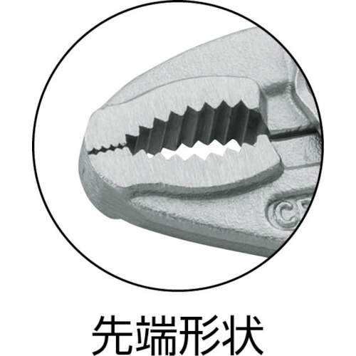 ＴＯＮＥ　グリッププライヤ　１４３ｍｍ（VP-125）760-7750【ＴＯＮＥ（株）】