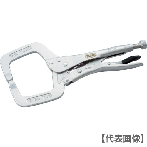 ＴＯＮＥ　グリッププライヤ　Ｃ型２８７ｍｍ（VPC-300）760-7784【ＴＯＮＥ（株）】