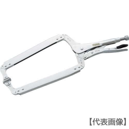ＴＯＮＥ　グリッププライヤ　Ｃ型スイベル４５５ｍｍ（VPCV-450）760-7822【ＴＯＮＥ（株）】