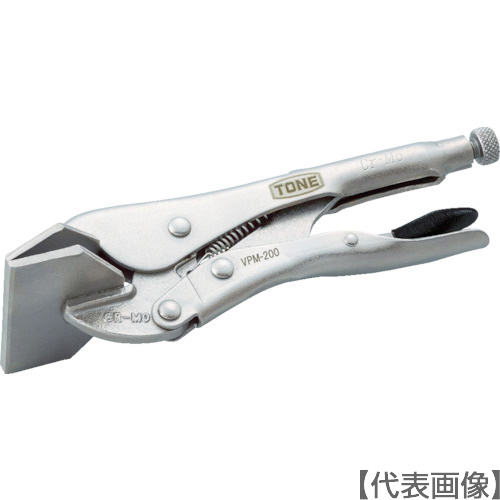 ＴＯＮＥ　グリッププライヤ　鈑金用１９４ｍｍ（VPM-200）760-7857【ＴＯＮＥ（株）】