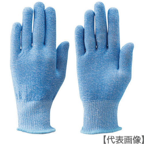 トワロン　耐切創手袋　ＮＥＯカットレジストインナーブルー　Ｍ　（189-M）161-0447【（株）東和コーポレーション】