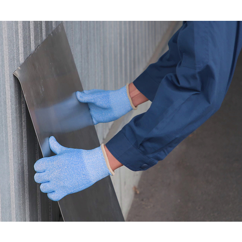 トワロン　耐切創手袋　ＮＥＯカットレジストインナーブルー　Ｍ　（189-M）161-0447【（株）東和コーポレーション】