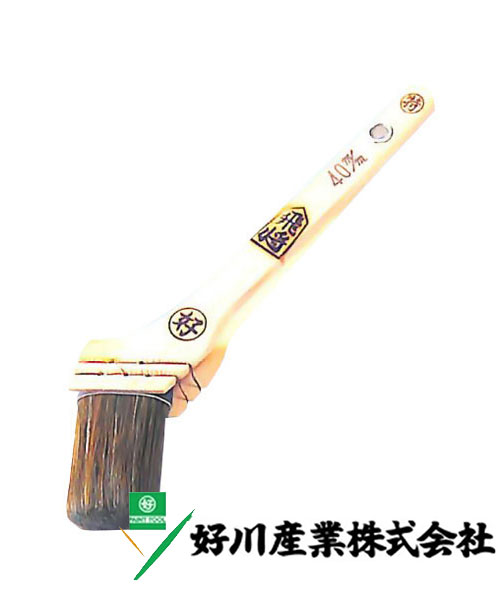 好川産業株式会社 赤毛 ペン刷毛 飛将 赤本熊毛 赤毛/筋 30mm(10号) 1本【好川産業株式会社】