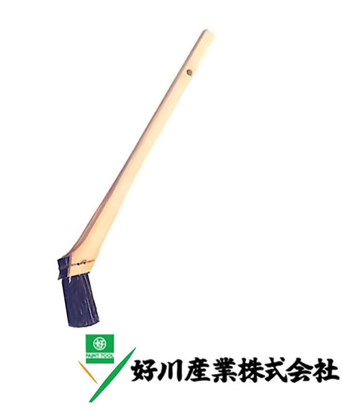 好川産業 ゴマ毛 竹ペン刷毛 403B エコノミー ゴマ毛/筋 24mm 1本【好川産業株式会社】