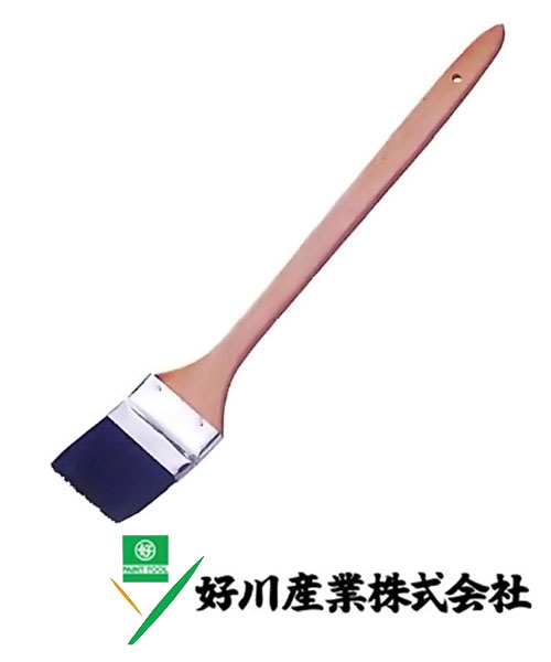 好川産業 黒豚毛 アングル刷毛 SH-#104 黒豚毛/へ 2inch 1本【好川産業株式会社】