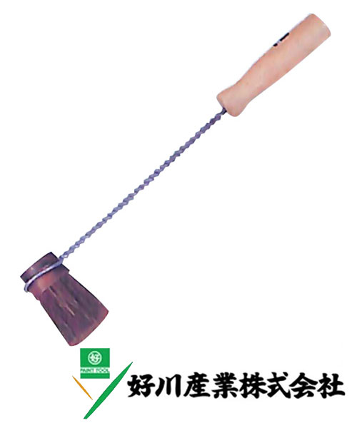 好川産業 赤毛 ラジエーター刷毛 赤毛/斧 45mm(15号) 1本【好川産業株式会社】